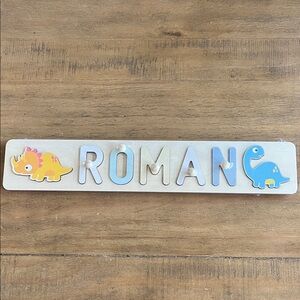 ChildUniverse Dinosaur Name Puzzle (ROMAN)